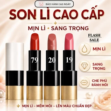 [FLASH SALE] Son thỏi Lì HM có thêm màu mới với chất son mịn, tôn da, dưỡng ẩm nhẹ, không khô môi