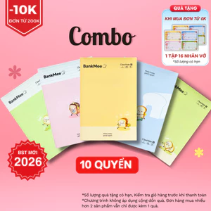 Combo 10 Vở Kẻ Ngang 80/ 120/ 200 Trang CLASSMATE Bìa Dày Chống Nước Đa Dạng Mẫu Cho Học Sinh Cấp 2, Cấp 3