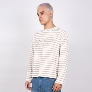 Áo Longsleeve MMESTLINE "Savanna" Áo thun tay dài Form Boxy Vải Waffle Cotton