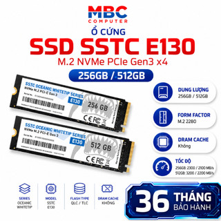Ổ Cứng SSD SSTC E130 256GB/512GB NVMe M.2 2280 PCIe Gen3 x4 - BH 36 Tháng Chính Hãng