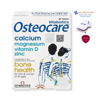 Osteocare Tablets Bổ sung canxi khoáng chất chắc xương khoẻ khớp (2 vỉ x 15 viên)