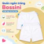 Quần Đùi Trắng Cho Bé - Quần Ngắn Thun Cotton Siêu Mát cho Bé (từ Sơ sinh -100kg)