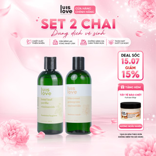 [MUA 2 TẶNG 1]DDVS trầu không, mần trầu xạ đen Luislove  sạch khuẩn dịu nhẹ thơm mát_320ML