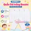 COMBO 5 Quần Dài Trắng Cho Bé Thun Cotton Co Giãn 4 Chiều, Siêu Mát (Sơ Sinh -> 82kg)