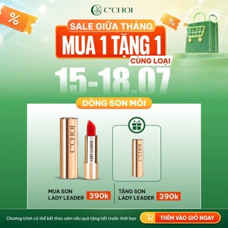 Son Sáp Lì Lady Leader C'choi – Lấp Đầy Rãnh Môi - Lâu Trôi - Chống Nắng Cho Môi