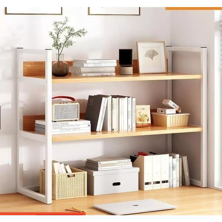 Kệ sách để bàn khung sắt