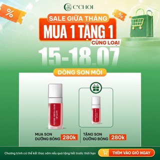 Son Dưỡng Bóng Peptide C'choi - Dưỡng Môi Căng Bóng - Không Nhờn Rít - Che Mờ Rãnh Môi