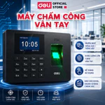Máy Chấm Công DELI Vân Tay Nhận Diện Gương Mặt Tiếng Việt Màn Hình 2.4" Báo Cáo Excel Bảo Hành 1 Năm — ảnh 1