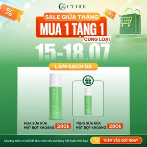 Sữa Rửa Mặt Bọt Khoáng C'Choi - Dưỡng Ẩm - Làm sạch sâu - Dịu nhẹ - 150ml
