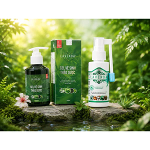 Dung dịch vệ sinh Lavenda hỗ trợ giảm khí hư, nấm ngứa, mùi hôi_ rửa 275ml