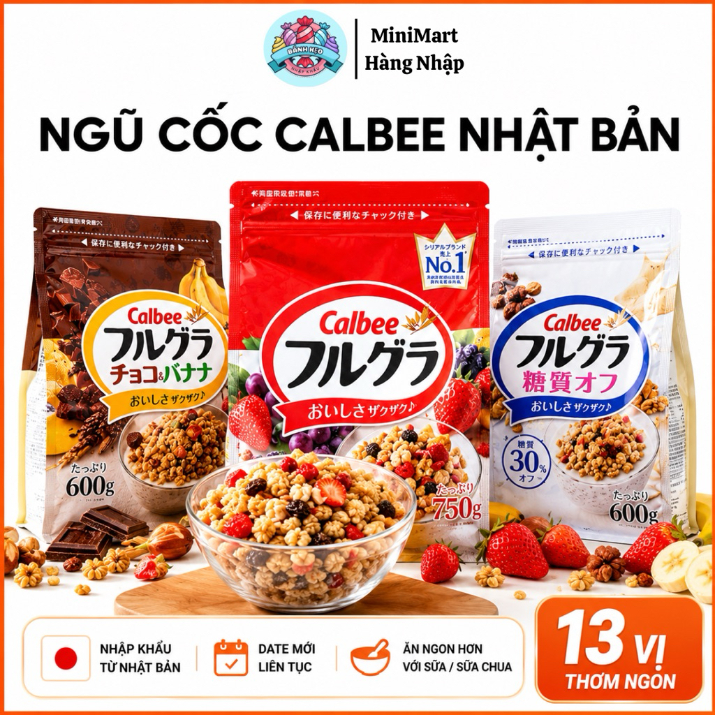 Calbee - Ngũ Cốc Giá Tốt, Chính Hãng, Đảm Bảo | Shopee Việt Nam