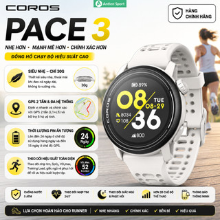 Đồng Hồ Thông Minh Thể Thao GPS COROS PACE 3 - Hàng chính hãng Bh 24 tháng