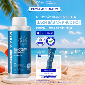 Nước Tẩy Trang MOCHA Micellar Cho Da Nhạy Cảm, Da Mụn, Sạch Sâu & Phục Hồi Hàng Rào Da (14273)