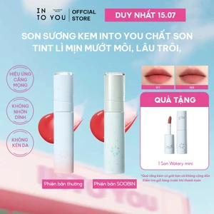 Son Tint Watery INTO YOU chất son tint lì mịn mướt môi, lâu trôi, không gây khô môi 3g
