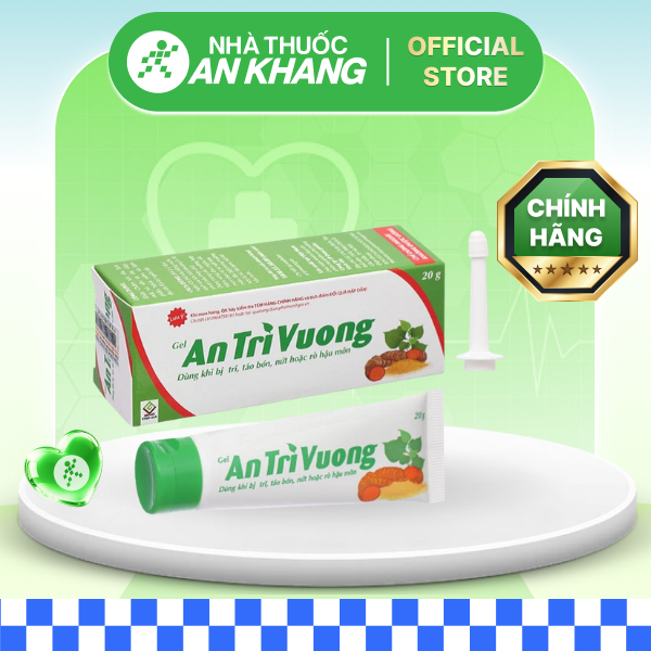 Gel bôi An Trĩ Vương Vinh Gia ngăn ngừa trĩ, táo bón (20g) [Nhà Thuốc An Khang - Chính Hãng 100%]