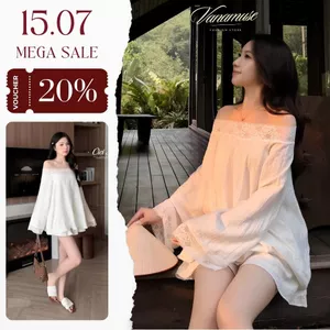 Set Áo Trễ Vai Mix Quần Short Phối Ren Chất Liệu Đũi Hàn Mềm Mịn Điệu Đà Tiểu Thư Sang Chảnh