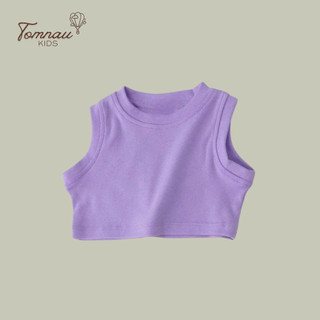 A1 - [tomnaukids] Áo ba lỗ croptop ba lỗ cho bé gái mặc mát mùa hè - Size 6-35Kg