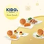 Bánh Trung Thu KIDO - HỘP MỸ VỊ HƯNG VƯỢNG - Combo gồm 4 bánh 150g loại 1 trứng - Kido Group