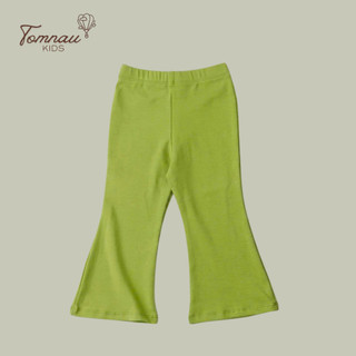 Q3-[tomnaukids] Quần loe dành cho bé gái vải Zip cotton xinh - Size 6-30Kg