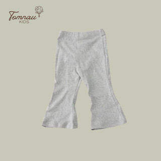 Q3-[tomnaukids] Quần loe dành cho bé gái vải Zip cotton xinh - Size 6-30Kg