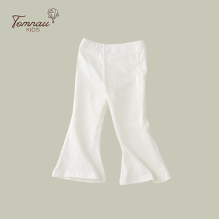 Q3-[tomnaukids] Quần loe dành cho bé gái vải Zip cotton xinh - Size 6-30Kg