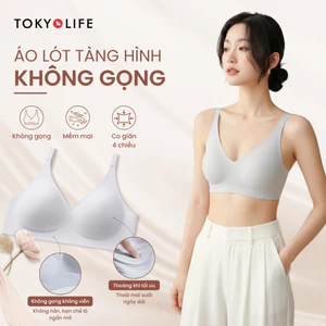 Áo lót ngực nữ TOKYOLIFE tàng hình không viền không gọng nâng ngực mềm mịn thoáng khí 40001912