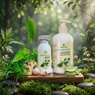 Dung Dịch Vệ Sinh Phụ Nữ Thảo Dược Mẹ Ken ( 1 lít )
