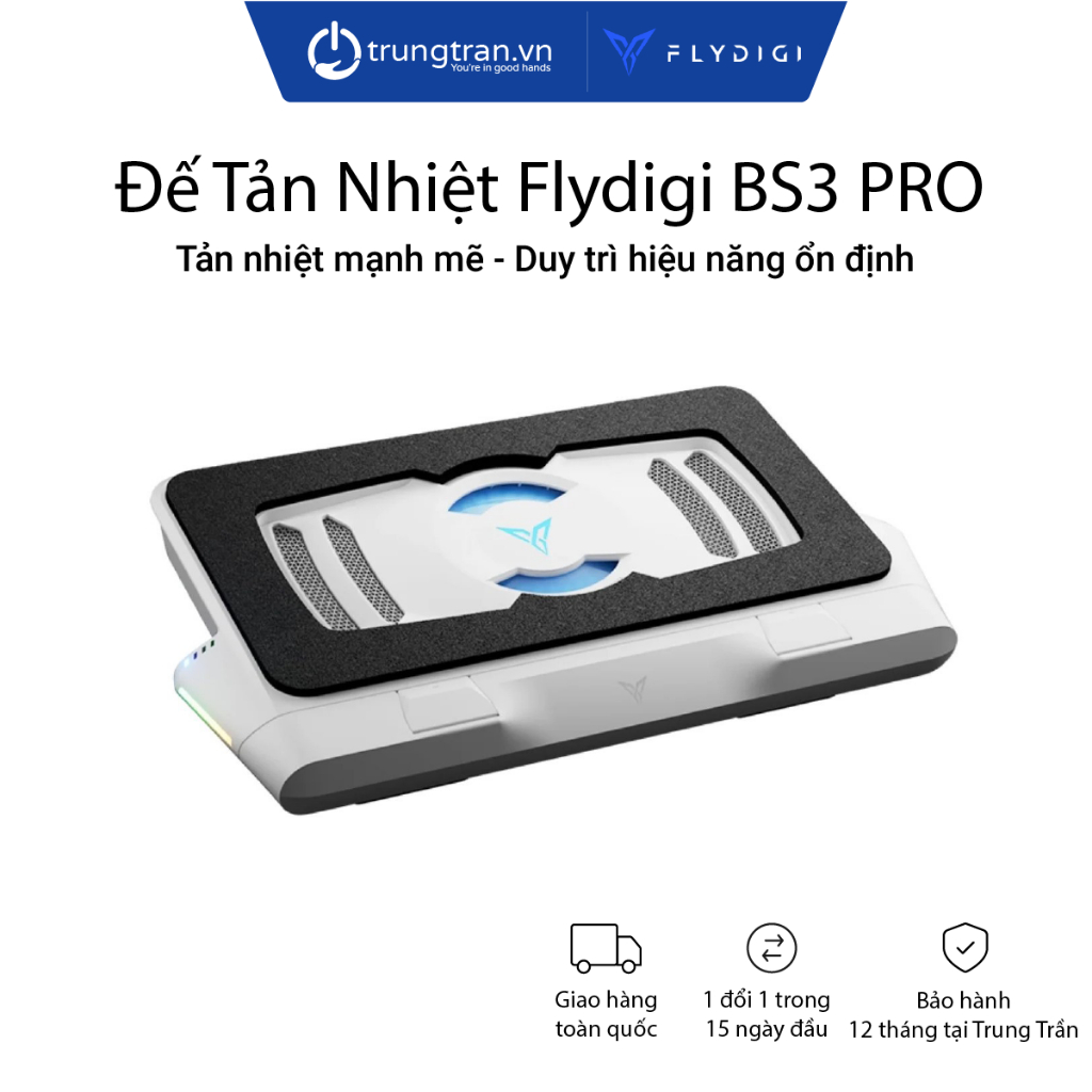 [SẴN HÀNG] Đế Tản Nhiệt Compressed-air Laptop Cao Cấp Flydigi BS3 PRO Chính Hãng | Trung Trần Store | BigBuy360 - bigbuy360.vn