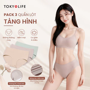 Combo 3 quần lót nữ không đường may, thoáng khí TOKYOLIFE 40006033
