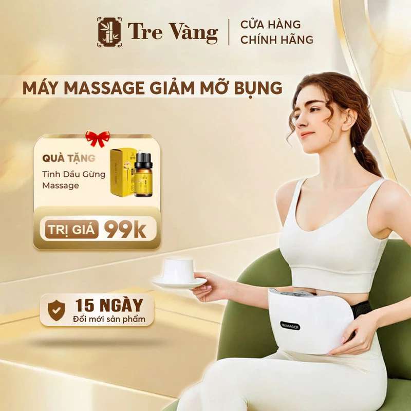 Máy Massage Bụng TQ-109, Máy Giảm Mỡ Bụng, Đai Massage Giảm Mỡ Bụng Tích Hợp Xoay Đá Nóng Kết hợp Làm Nóng Hồng Ngoại — ảnh 1