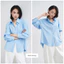 Áo sơ mi nữ GILLEE sơ mi xanh dáng oversized, sơ mi form rộng vải cao cấp thoáng khí thấm hút tốt FAS291