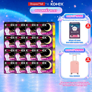 Combo 16 Gói BVS Kotex Siêu Ban Đêm Mặt Lưới 35CM (8+1) miếng