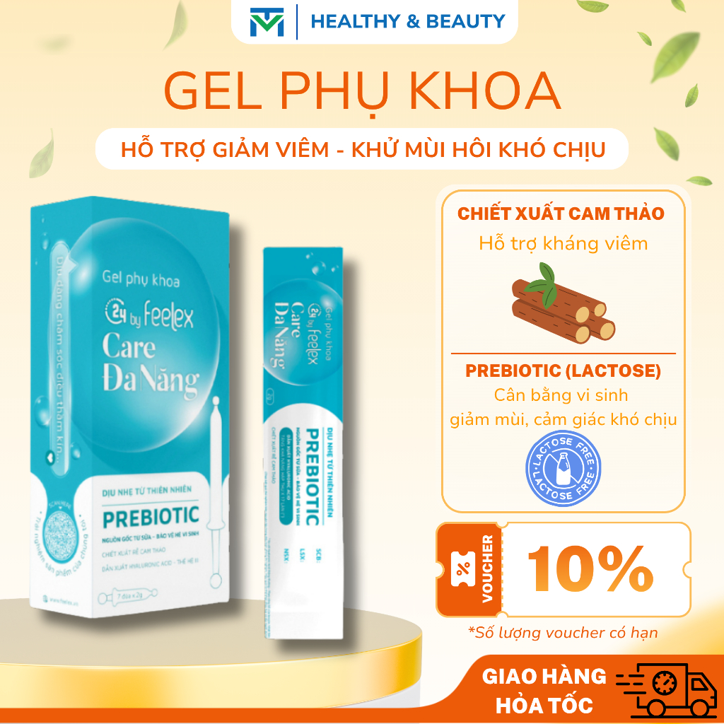 Đũa thần inner C24 by Feelex Care đa năng, hỗ trợ giảm ngứa rát & kích ứng nhẹ, cân bằng pH - Hộp 7 đũa