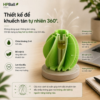 HPBall - máy khuếch tán tinh dầu - không cần điện