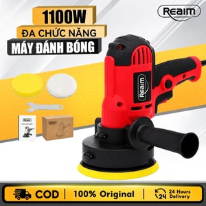 REALM Máy đánh bóng cầm tay ô tô Ruột đồng 100% CÓ CHỈNH TỐC ĐỘ 700W dùng để tự làm đẹp cho xe