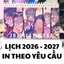Lịch 2026 In Theo Yêu Cầu - Đế Chữ A hoặc Đế Gỗ & Có Lịch Âm cán màng