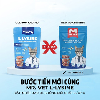 [Combo Giá Sỉ] 20 & 10 Gói Pate MR VET Gói 70g Thức Ăn Ướt Cho Mèo Bổ Sung Dinh Dưỡng Toàn Diện