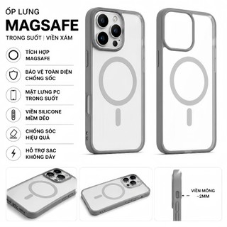 Ốp Lưng Từ Tính Sang Trọng Hỗ Trợ Sạc Không Dây Dành Cho IP XSM 11 12 13 14 15 16 17 Pro Max Plus