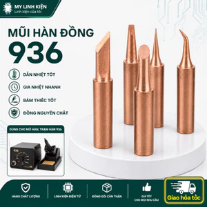 Combo 5 mũi hàn cho mỏ hàn 936 chất lượng cao.