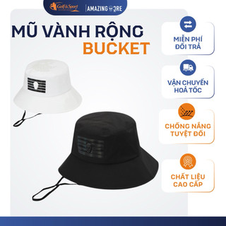 Mũ Golf Bucket Amazingcre Premium – Nón Tai Bèo Thể Thao Chống Nắng, Thoáng Khí Họa Tiết Skull Flag ( Golfworldforall )