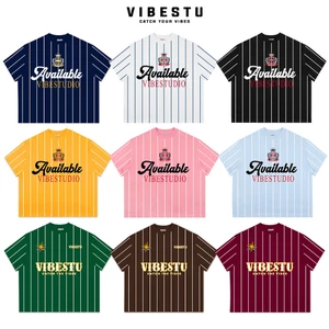 Áo Thun Sọc Local Brand VIBESTU " Available & VS " Form Big Boxy Unisex 250gsm Cotton