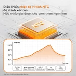 Nồi cơm điện Gaabor RC-25M01A RC-30T01A dung tích 1L 1.2L — ảnh 5