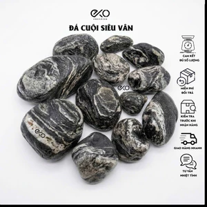 Đá Cuội Siêu Vân (1Kg) | Setup hồ thủy sinh, Biotope, Blackwater, Tiểu Cảnh, Sân Vườn, Bể Mini
