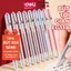 Bút Gel Bấm Xanh/Đỏ/Đen/Tím Ngòi 0.5mm Nhanh Khô Viết Đều Không Tắc Mực Thân Trơn EG118