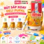 Bút Sáp Màu Dầu Lụa Gấu Con Deli12/24 Màu Tươi Đậm Siêu Mịn Dễ Rửa Trôi An Toàn Trẻ Nhỏ Tô Màu Vẽ Tran