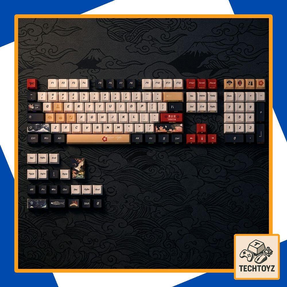 Keycap Ukiyo E - PBT DyeSub + Double Shot - Cherry Profile | BigBuy360 - bigbuy360.vn