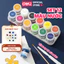 Set Màu Nước Dạng Hũ 15ml Chính Hãng Deli, Màu Nước Đẹp, Tô Màu Vẽ Tranh Custom Màu Tươi Sáng Đẹp Mắt