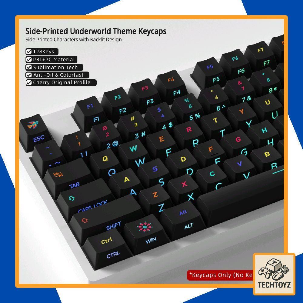 Keycap Underworld - PBT DyeSub + Double Shot - Cherry Profile | BigBuy360 - bigbuy360.vn