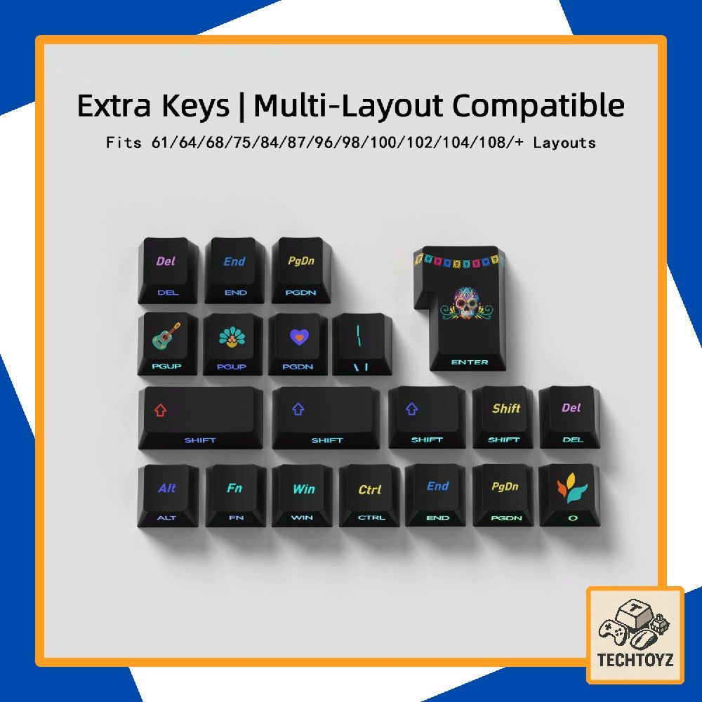 Keycap Underworld - PBT DyeSub + Double Shot - Cherry Profile | BigBuy360 - bigbuy360.vn