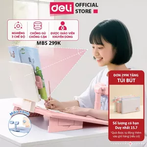 Bàn Học Thông Minh Deli Bàn Học Chống Gù 3 Chế Độ 9/12/15° Điều Chỉnh Tư Thế Ngồi Học Chống Gù Chống Cận
